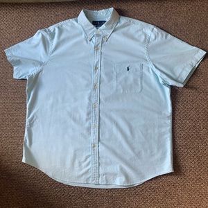 Polo by Ralph Lauren Mint Green/Blue Buttondown
